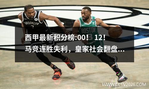 西甲最新积分榜:00！ 12！马竞连胜失利，皇家社会翻盘，毕巴一球获胜！