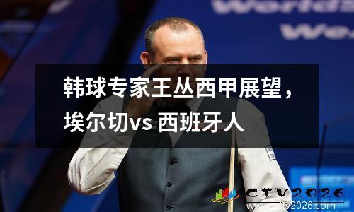 韩球专家王丛西甲展望，埃尔切vs 西班牙人