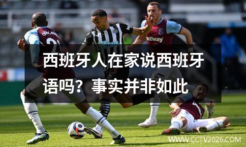 西班牙人在家说西班牙语吗？事实并非如此