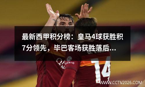 最新西甲积分榜：皇马4球获胜积7分领先，毕巴客场获胜落后马竞2分！