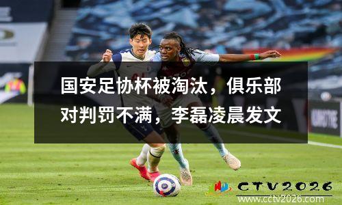 国安足协杯被淘汰，俱乐部对判罚不满，李磊凌晨发文