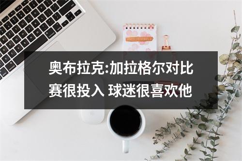 奥布拉克:加拉格尔对比赛很投入 球迷很喜欢他