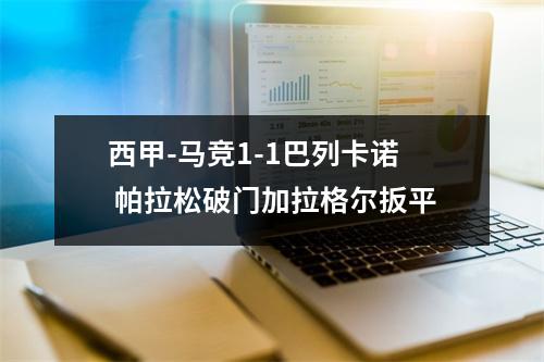 西甲-马竞1-1巴列卡诺 帕拉松破门加拉格尔扳平