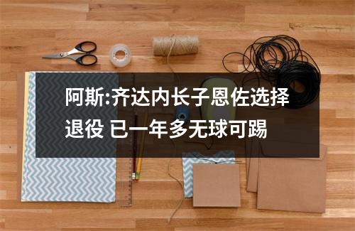 阿斯:齐达内长子恩佐选择退役 已一年多无球可踢