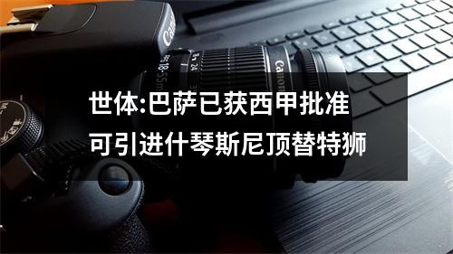 世体:巴萨已获西甲批准 可引进什琴斯尼顶替特狮