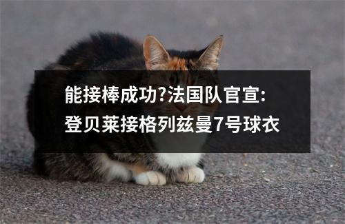 能接棒成功?法国队官宣:登贝莱接格列兹曼7号球衣