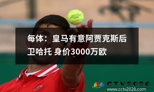 每体：皇马有意阿贾克斯后卫哈托 身价3000万欧