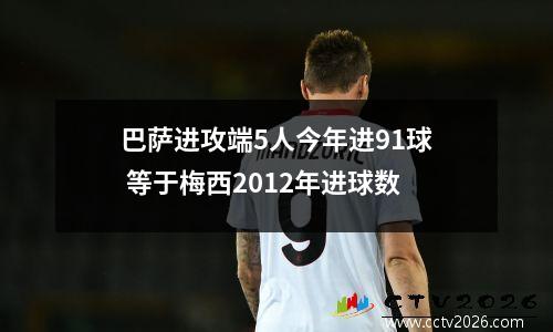 巴萨进攻端5人今年进91球 等于梅西2012年进球数