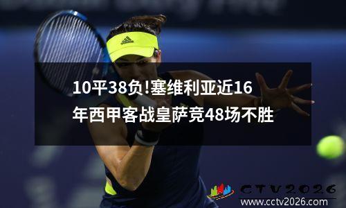 10平38负!塞维利亚近16年西甲客战皇萨竞48场不胜