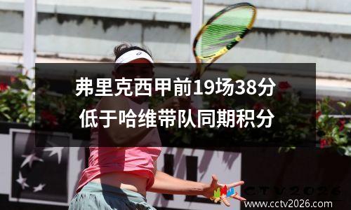 弗里克西甲前19场38分 低于哈维带队同期积分