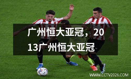 广州恒大亚冠，2013广州恒大亚冠