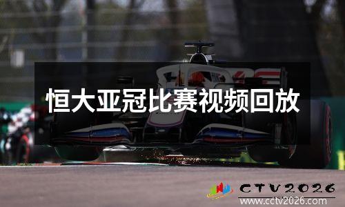 恒大亚冠比赛视频回放