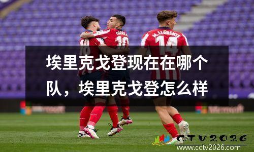 埃里克戈登现在在哪个队，埃里克戈登怎么样