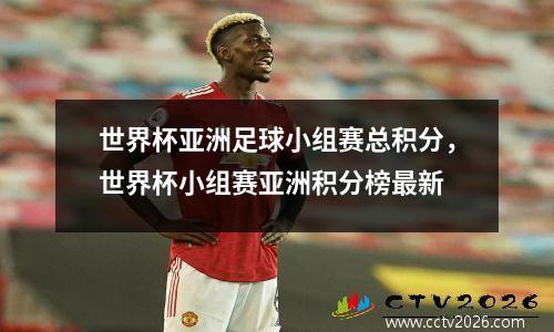 世界杯亚洲足球小组赛总积分，世界杯小组赛亚洲积分榜最新