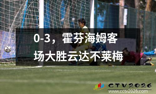 0-3，霍芬海姆客场大胜云达不莱梅