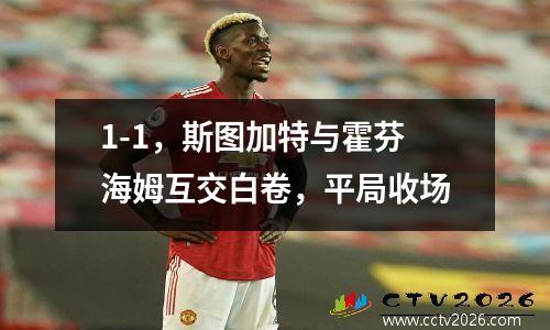 1-1，斯图加特与霍芬海姆互交白卷，平局收场