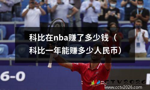 科比在nba赚了多少钱（科比一年能赚多少人民币）