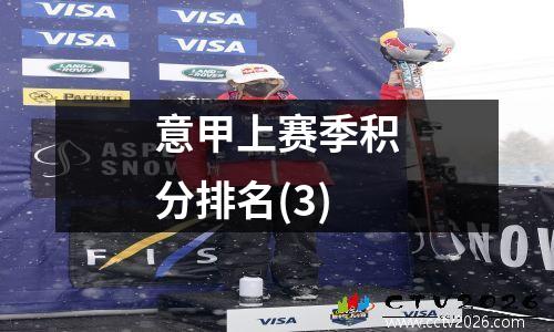 意甲上赛季积分排名(3)