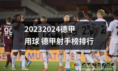 20232024德甲用球 德甲射手榜排行