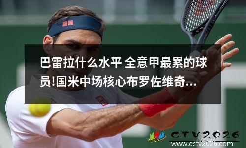巴雷拉什么水平 全意甲最累的球员!国米中场核心布罗佐维奇到底什么水平。