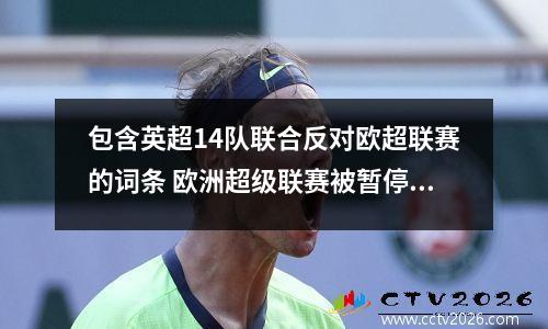 包含英超14队联合反对欧超联赛的词条 欧洲超级联赛被暂停,你如何看待欧超暂停这件事?