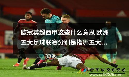 欧冠英超西甲这些什么意思 欧洲五大足球联赛分别是指哪五大足球联赛?