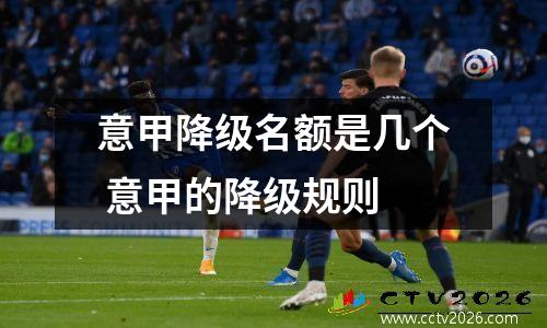 意甲降级名额是几个 意甲的降级规则