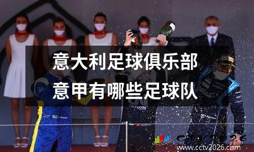 意大利足球俱乐部 意甲有哪些足球队