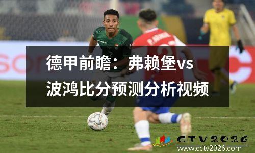 德甲前瞻：弗赖堡vs波鸿比分预测分析视频