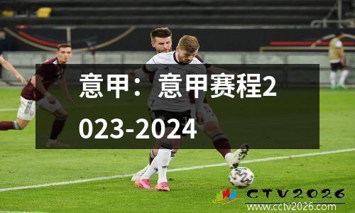 意甲：意甲赛程2023-2024