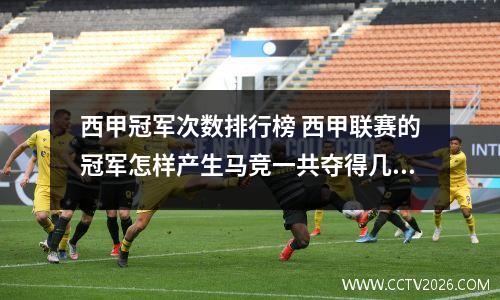 西甲冠军次数排行榜 西甲联赛的冠军怎样产生马竞一共夺得几次西甲冠军