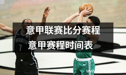 意甲联赛比分赛程 意甲赛程时间表