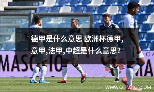 德甲是什么意思 欧洲杯德甲,意甲,法甲,中超是什么意思?