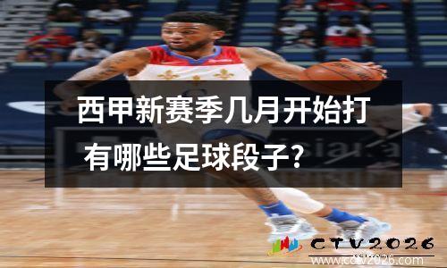 西甲新赛季几月开始打 有哪些足球段子?