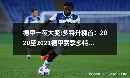 德甲一夜大变:多特升榜首：2020至2021德甲赛季多特蒙德赛赛程表