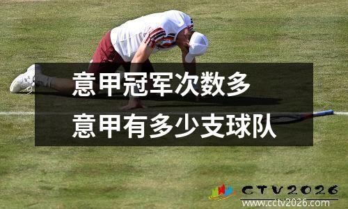 意甲冠军次数多 意甲有多少支球队