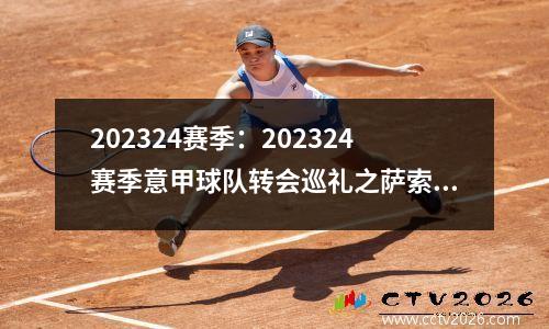 202324赛季：202324赛季意甲球队转会巡礼之萨索洛队