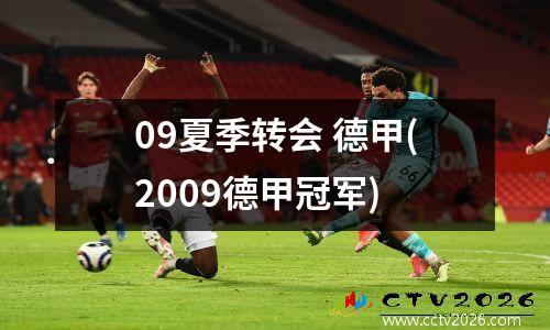 09夏季转会 德甲(2009德甲冠军)