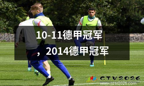 10-11德甲冠军，2014德甲冠军