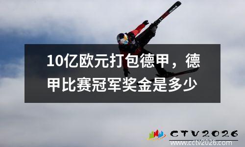 10亿欧元打包德甲，德甲比赛冠军奖金是多少