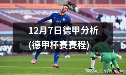 12月7日德甲分析(德甲杯赛赛程)