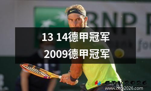 13 14德甲冠军 2009德甲冠军