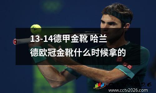 13-14德甲金靴 哈兰德欧冠金靴什么时候拿的