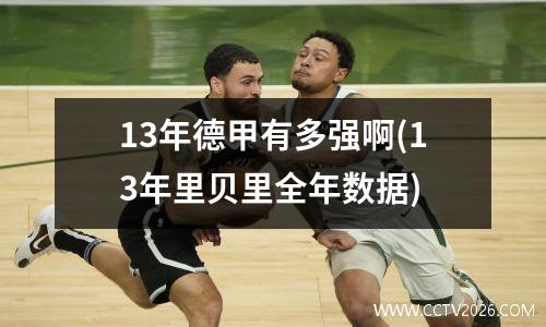 13年德甲有多强啊(13年里贝里全年数据)