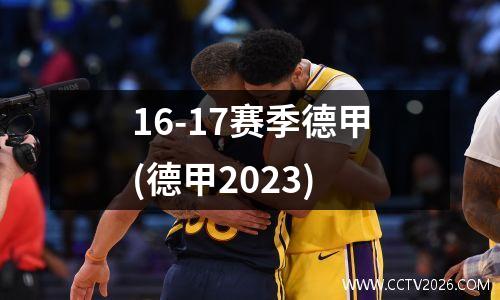16-17赛季德甲(德甲2023)