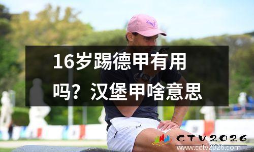 16岁踢德甲有用吗？汉堡甲啥意思