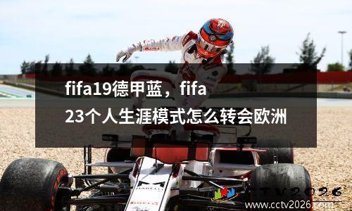 fifa19德甲蓝，fifa23个人生涯模式怎么转会欧洲
