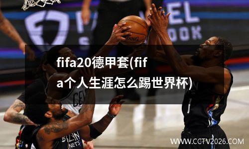 fifa20德甲套(fifa个人生涯怎么踢世界杯)