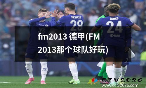 fm2013 德甲(FM2013那个球队好玩)