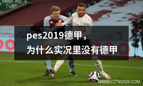 pes2019德甲，为什么实况里没有德甲